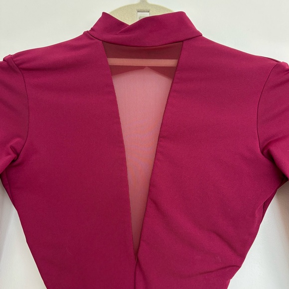 MARIIA Long Sleeve Dance Leotard w/Cutout Back, Size P, Excellent Condition - Picture 3 of 10